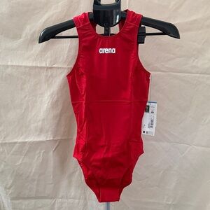 Arena Women's Red One Piece Waterpolo Swimsuit